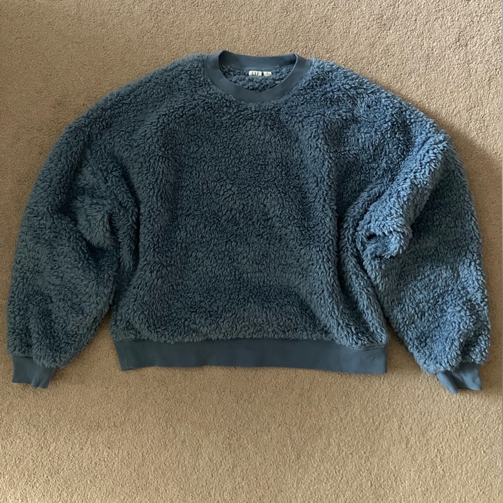 Gap Sherpa Crewneck Sweatshirt